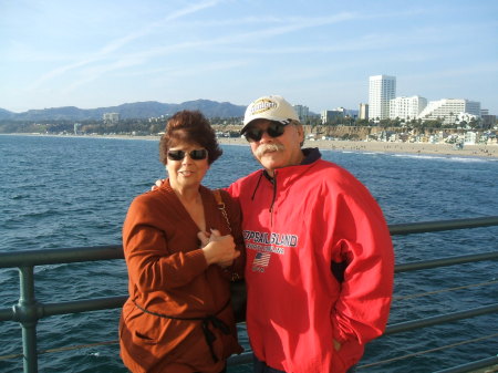 On Santa Monica Pier California