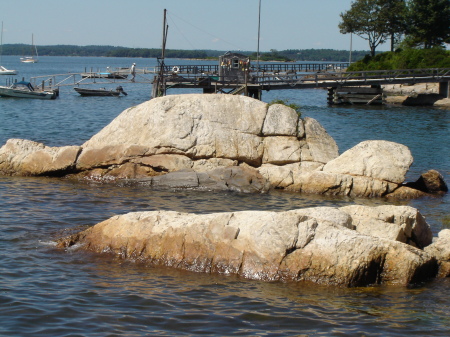 Turtle Rock - Bustins Island, Maine