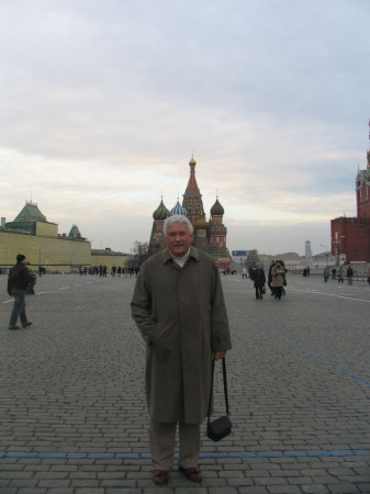 Preston Murray in Red Square, Moscow