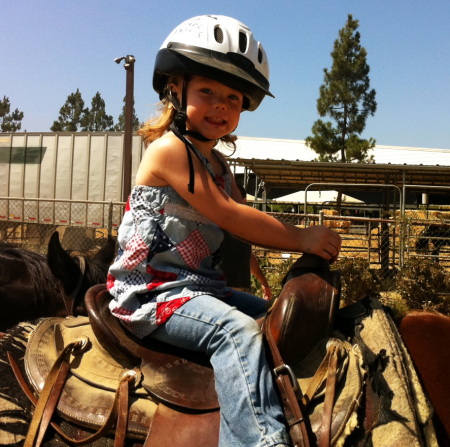 My little cowgirl, Lily