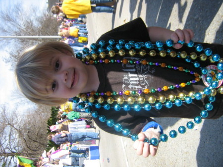 Carson at Mardi Gras