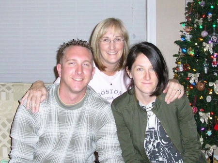 Me, Michael and Kristie Christmas 2010