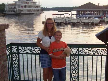 Dillon and I on Disney Walk