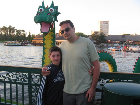 Hubby and son in Florida 08