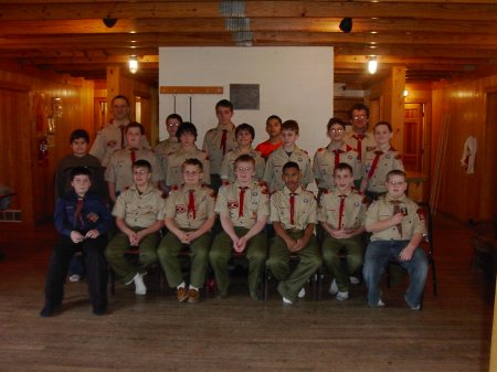Boy Scout Troop winter camping  2007