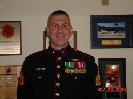 My hubby - Chris -- Semper Fidelis