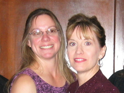 My sister Kelley and me
