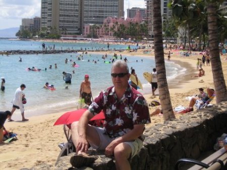 Hanging out in Waikiki