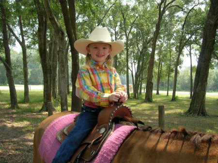 Madison at horse show