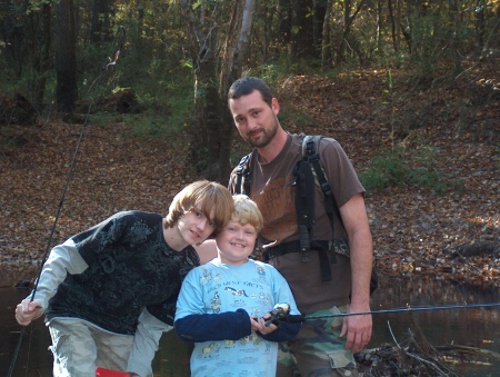 Me and the boys fishing southwest creek