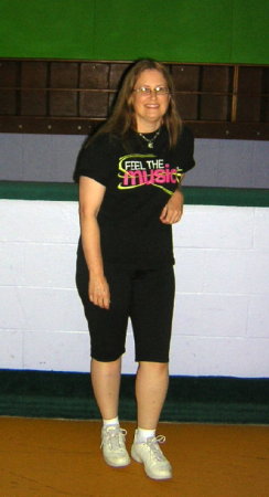 October 2011 getting ready to do Zumba fitness