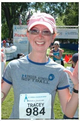 I survived my first tri, June 2008