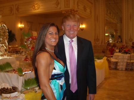 Amanda with Donald Trump