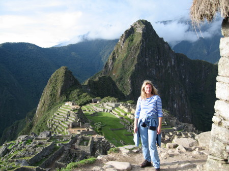 Linda at Machu Picchu