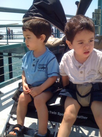 My pride and joy-my twins Alex and Max