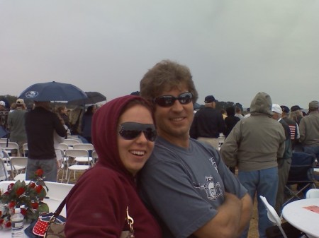 my daughter and I at the air show