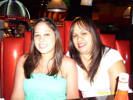 My oldest daughter with my sister-inlaw Cerene