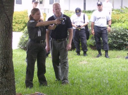 Teaching Taser at Police Academy