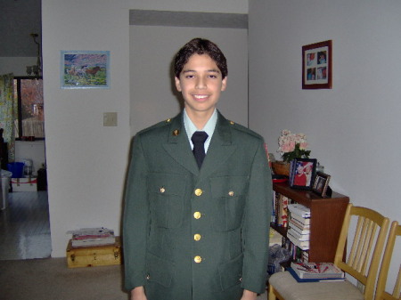 MY OLDEST SON. HE'S IN ROTC
