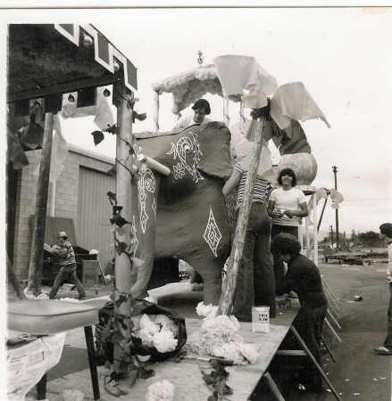 Class of 1979 float building