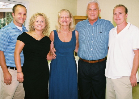 Our family at my parents' 60th anniversary