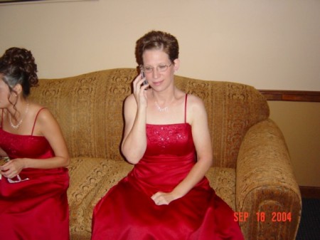 Me at sisters wedding in 2004