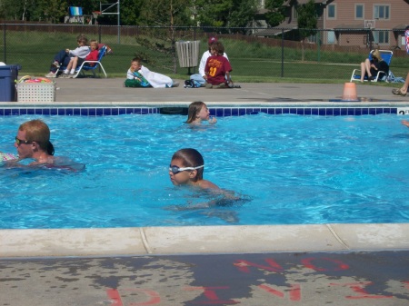 Swimming lessons 2008.