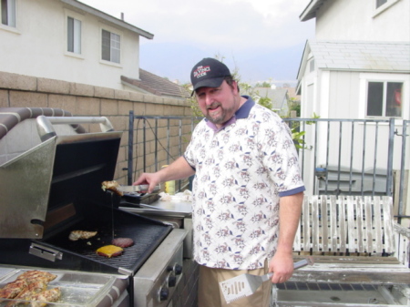 He Still Loves to BBQ!