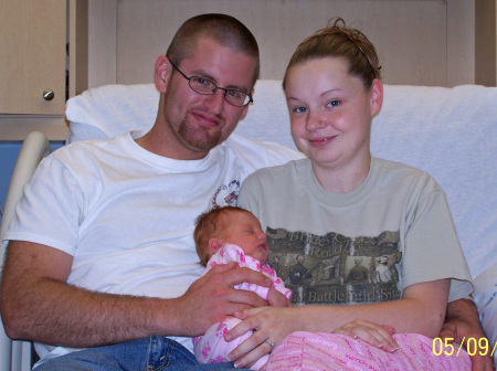 James, Wife Kelly and Baby Kassity