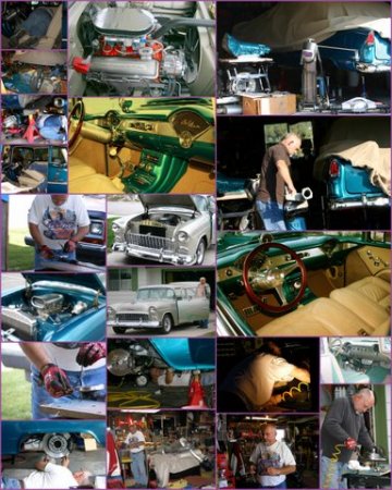 A compilation of car photos