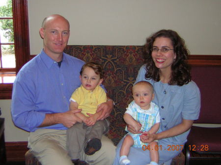 My wonderful wife and boys - Apr. '07