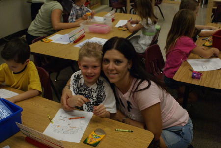 Nick's first day of kindergarten