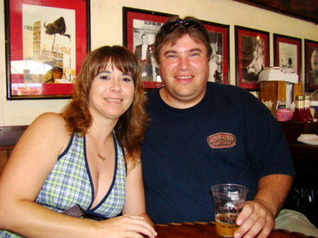 Don and I at Sloppy Joe's in Key West 7/08