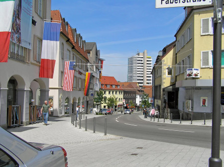 Crailsheim, Germany main street