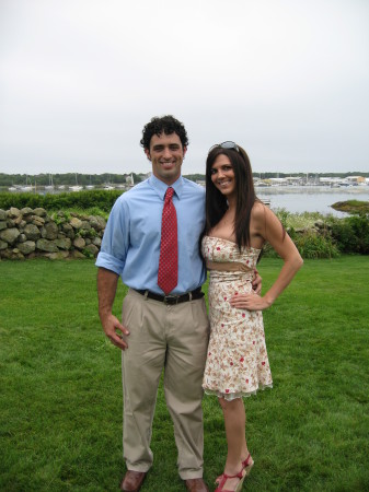 Me & Josh at Westport Point Wedding