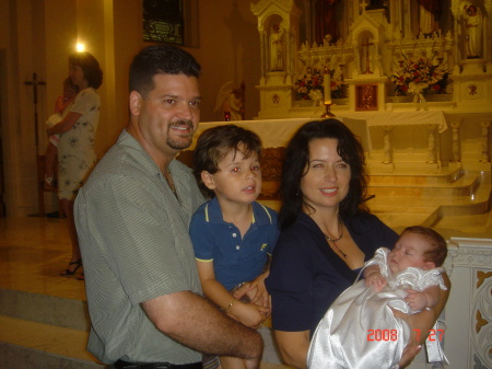 Matt, Julian, me and my niece and god-daughter