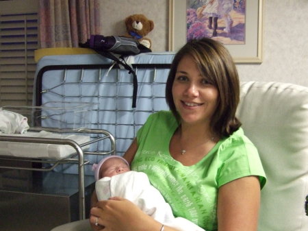 Melissa with baby - not hers!