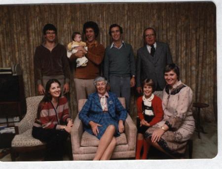 My family in 1980