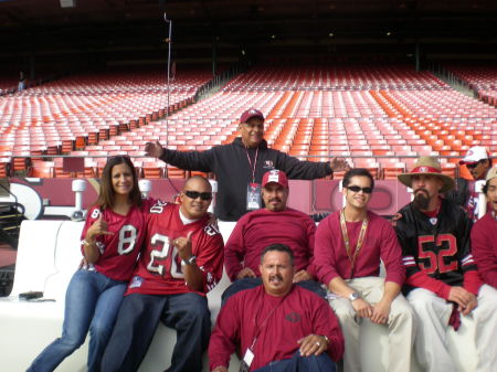 49er's bench