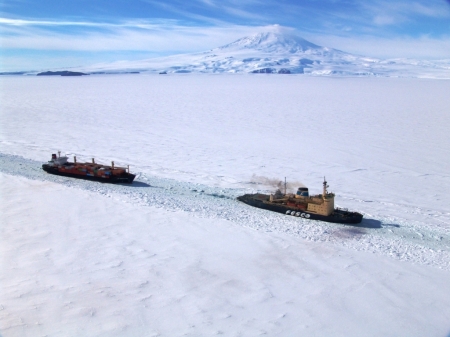 Icebreaker and Supply Ship
