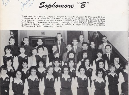 1961 Sophomore Year
