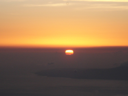 sunset in Hawaii 2010/10,000ft abouve see leve