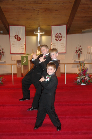 Scott, Nick and Ben  Our wedding Sept.2 2006