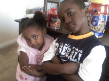 McKenzie and Kyshawn , my niece and nephew