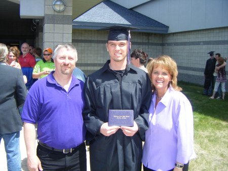 My son, Chase, on graduation Day