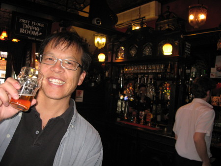 Clement in a London Pub July 2008