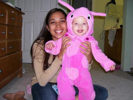 My dauther and granddaughter on halloween