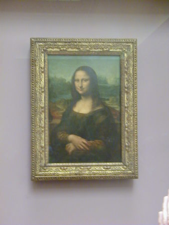 Mona Lisa at the Louvre, Paris France