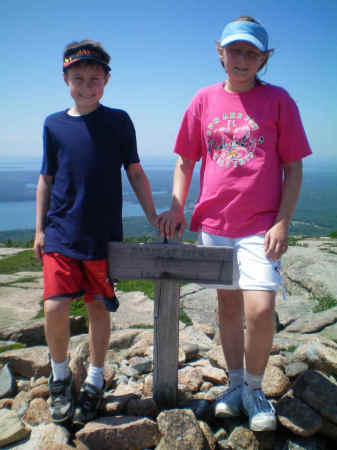 Lauren & Lee, Sargent Mountain Summit