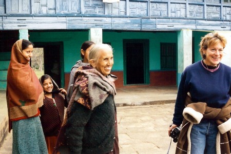 treking through India to go see the Dalai Lama